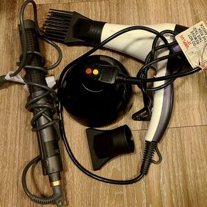 Black and White Hair Styling Set